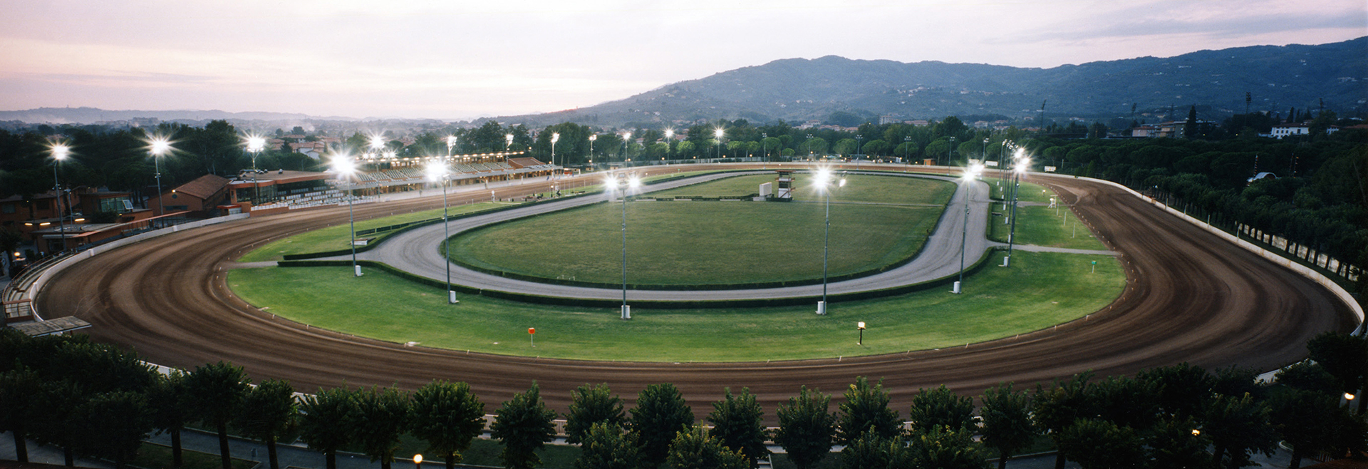 The Snai Sesana racecourse in Montecatini Terme